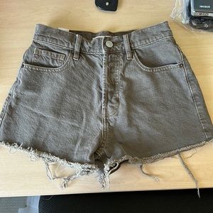 Pacsun Brown High Rise Shorts